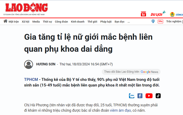 Khí hư màu đen: Tổn thương nặng nề do bệnh lý nguy hiểm gây ra
