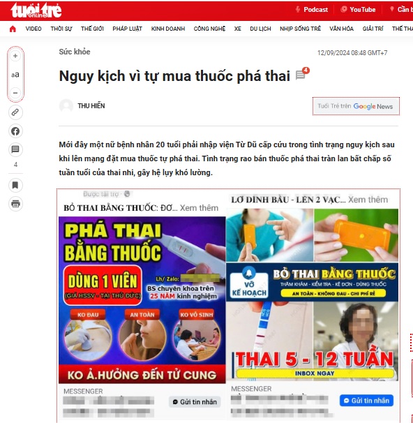 Chi phí phá thai: Bao nhiêu là hợp lý và an toàn nhất hiện nay?