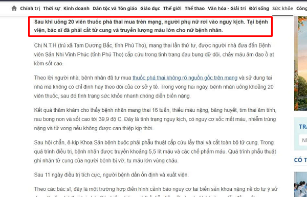 Phá thai an toàn – Chia sẻ tới từ bác sĩ chuyên khoa Phụ sản hơn 30 năm kinh nghiệm
